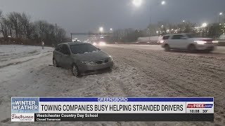 Greensboro towing company busy helping stranded drivers