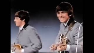 The Beatles   All My Loving   Dutch TV, 1964 Colorized  With Jimmie Nicol on Drums