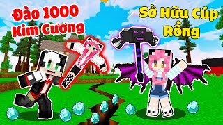 REDHOOD THỬ THÁCH 24 GIỜ CHẾ TẠO CÂY CÚP PANDA TROLL MỀU TRONG MINECRAFT*MỀU SỞ HỮU CÚP RỒNG ENDER