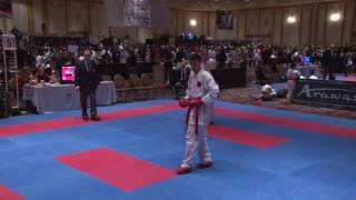 2017 US Open Elite Male Kumite -60 Kg Jovanni Martinez VEN vs Hidenori Nakasone JPN