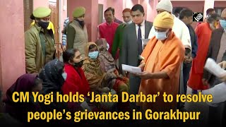 CM Yogi holds ‘Janta Darbar’ to resolve people’s grievances in Gorakhpur