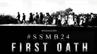 #SSMB24 #BharathAneNenu first oath