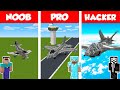 Minecraft AIRPLANE CHALLENGE ✈️ / NOOB vs PRO vs HACKER in Minecraft