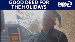 Amazon driver goes viral for returning cash customer | KTVU
