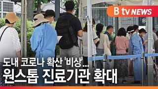 [경기]도내 코로나 확산 '비상'...원스톱 진료기관 확대