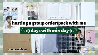 ☃︎ hosting a group order/pack with me ❄︎ 13 days with mir: day 9 ☃︎