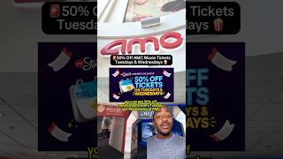 How To Get 50% Off AMC Movie Tickets! #movies #couponing #savings #lifehacks