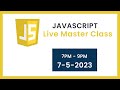 JavaScript Master Class - JavaScript Tutorial For Beginners, JavaScript in Telugu, Learn JavaScript