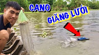 Thử Giăng Lưới Bắt Cá Bằng Cano Tốc Độ Cao 600k