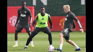 Manchester United Training, Ole Solskjaer is ready to play Cavani Against his Former Club PSG