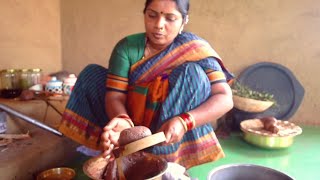 ರಾಗಿ ಅಂಬಲಿ,ರಾಗಿ ಮುದ್ದೆ,ಹೆಸರುಕಾಳು ಉದುಕ/village life/village cooking/ragi malt/ragi mudde saaru recipe