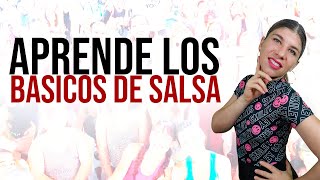 BASICOS DE SALSA DE CERO😎aprende a bailar SALSA