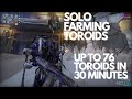 Warframe | Solo Toroid Farming With Both Resource Boosters