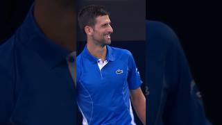 Novak Djokovic x the crowd 😂