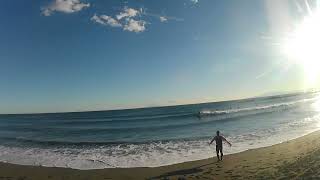 Shonan Surfing on 4 Jan., 2024