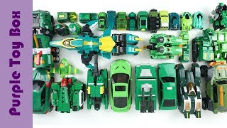 31 Green Transformers Car Airplane Dinosaur Robot Toys