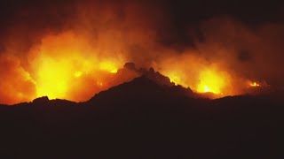 Massive brush fire erupts just outside Malibu