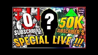 Thank You For 50K Subs ♥️ | 50K Special Live