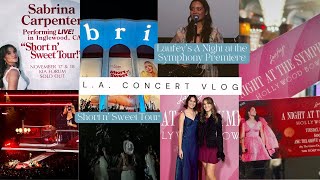 A Short n' Sweet week in LA || Sabrina Carpenter Concert & Laufey Movie Premiere