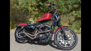 2018 Harley-Davidson Sportster XL883N Iron custom exhaust sound