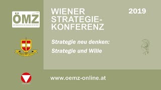 Wiener Strategiekonferenz 2019: 25.06. Vortrag von General Mag. Robert BRIEGER