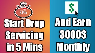Drop servicing Business Drop servicing Blueprint start earning in 5 min and make 3000$ monthly