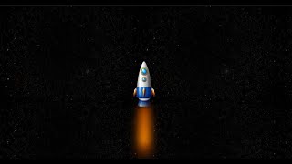 how to make running rocket using html css | running rocket using html css