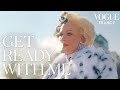 Alexis Stone transforms into Glenn Close's Cruella de Vil for the Balenciaga show | Vogue France