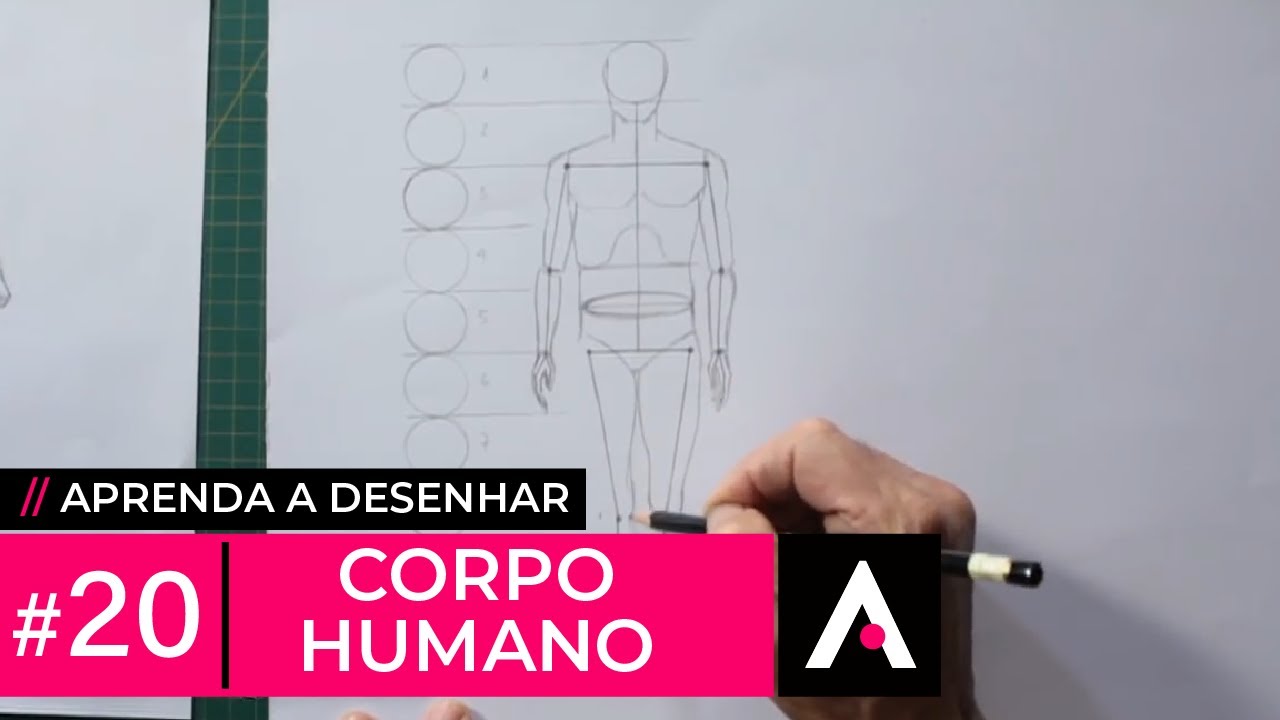 Fantástico Método Para Desenhar Um Corpo Humano - Aprenda A Desenhar ...