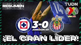 Resumen y goles | Cruz Azul 3-0 Chivas | CL2024 - Liga Mx J10 | TUDN