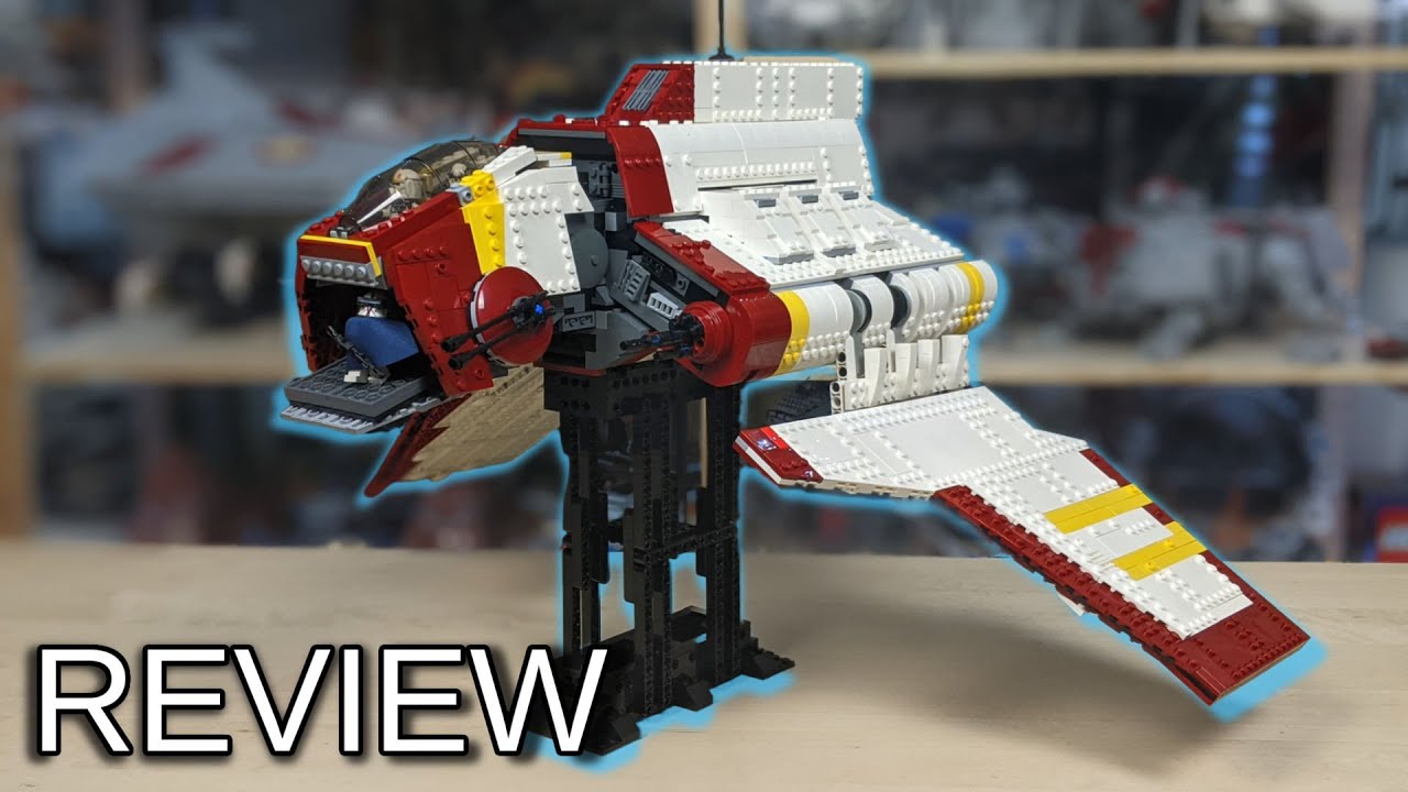 LEGO Star Wars Custom Republic Attack Shuttle Review! - YouTube