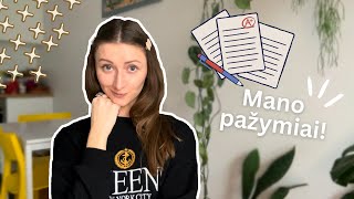 1-mo psichologijos studijų semestro rezultatai  | Vilniaus Universiteto studentė