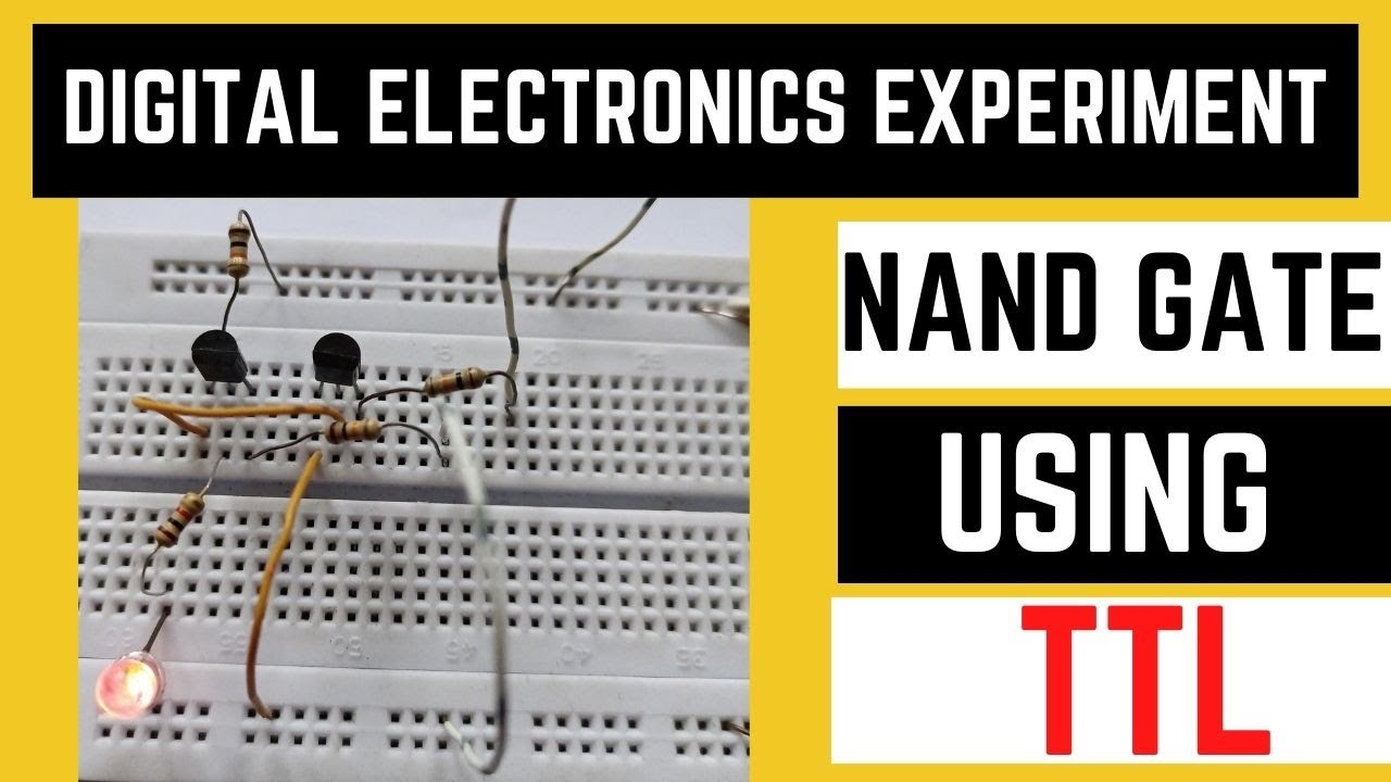 Nand Gate Ttl Explain A Ttl Nand Gate And Its Operation Ttl Nand
