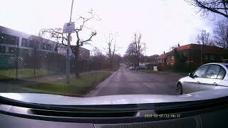 Idiot In A BMW Speeding In A School Zone