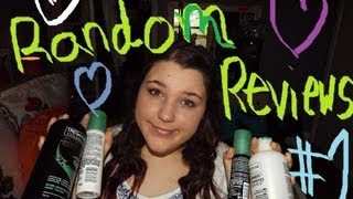 ♥ Random Reviews- Episode 1- TRESemmé Split End Remedy Line♥