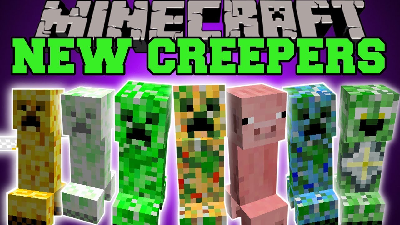 Minecraft Creepers Flying Pig Fire More Creeper Species Mod