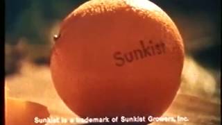 Sunkist Oranges advert 1977 HQ