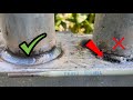 welding current is very important for beginners // stick welding