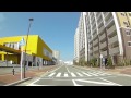 【hd】福岡県新宮町　国道3号～沖田中央公園 新宮中央駅 ikea ぐるぐる