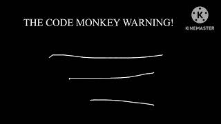 The code monkey warning logo byline 2007