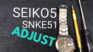 セイコー5 ベルト調整　SEIKO5 SNKE51 ADJUST