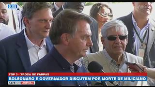Bolsonaro e governador da Bahia discutem por morte de miliciano