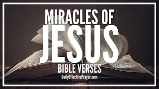 Bible Verses On Miracles Of Jesus | Scriptures About Jesus Miracles (Audio Bible)