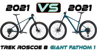 Trek Roscoe 8 vs Giant Fathom 1: Exploring Their Similarities and Differences (Which is Superior?)