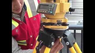 total station set up, engineering, surveying an layout fuctions