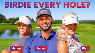 Birdie Challenge with Aaron Hicks & Hailey Ostrom | Glam Golf with Blair O'Neal | GolfPass