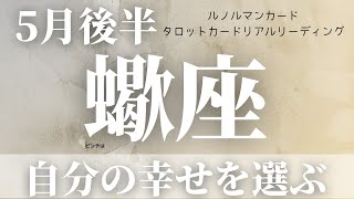 【蠍座5月後半】〜じぶんの幸せを選ぶ〜【恐ろしいほど当たるルノルマンカードリーディング＆アストロダイス】