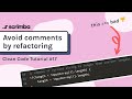 Avoid Code Comments by Refactoring JavaScript | Clean Code Tutorial