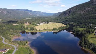 🛶 Ådalselva river in Norway from Hønefoss city to lake Sperillen