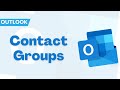 Outlook | Create Contact Groups / Distribution list